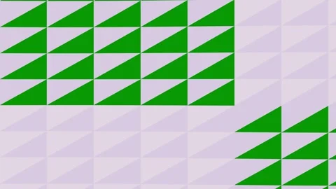 Abstract Geometric Green Triangle Grid Motion Background Video stock 335023654