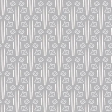 Abstract geometric grey seamless vector pattern Stock Illustration