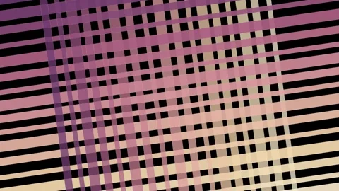 Abstract Geometric Grid Animation With Pink And Yellow Diagonal Lines Inter.. 库存影片 347793316
