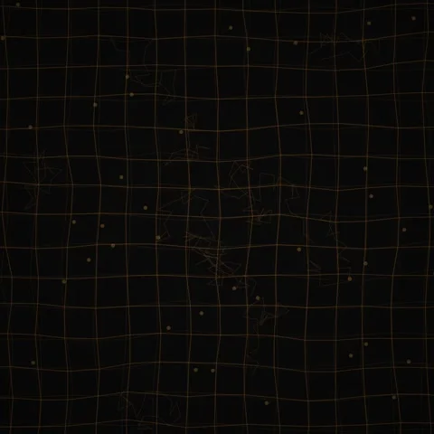Abstract geometric grid lines on black background for data visualization an.. Stock Footage 345689251