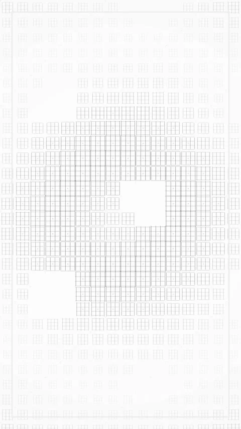 Abstract Geometric Grid Pattern Background, Minimalist White and Gray Lines.. Stock Footage 347698720