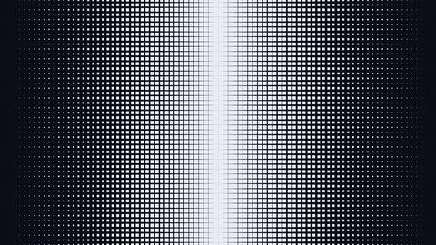 Abstract geometric grid pattern with diagonal lines on black white background Stock Illustration
