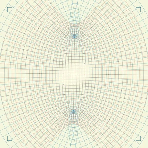 Abstract Geometric Grid Pattern with Expanding Perspective Effect Stock Footage 347810408