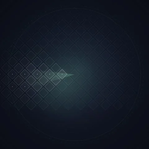 Abstract geometric grid pattern with glowing diamond shapes on dark blue ba.. Stock Footage 348231079