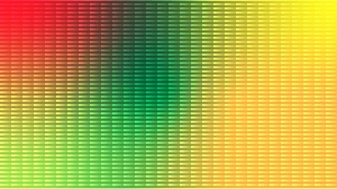 Abstract Geometric Grid with Vibrant Color Gradient Illustrazione stock