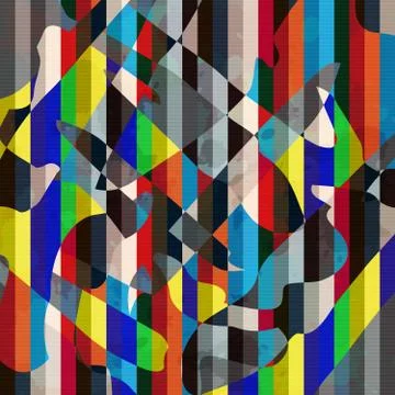 Abstract geometric grunge pattern texture qualitative vector illustration for Stock-Illustration