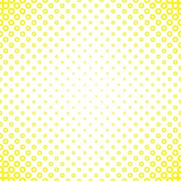 Abstract geometric halftone circle pattern background - vector design from rings Stock Illustration