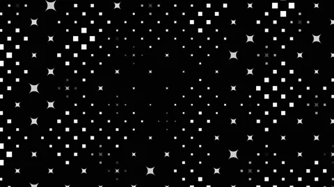 Abstract Geometric Halftone Pattern Animated Background Loop Stock Footage 344011325