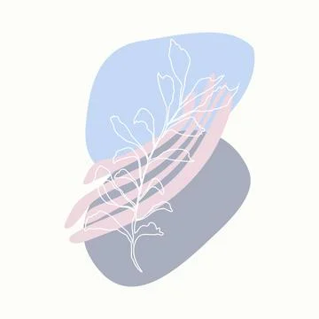 Abstract geometric hand drawn shapes wallpaper background Stock Illustration