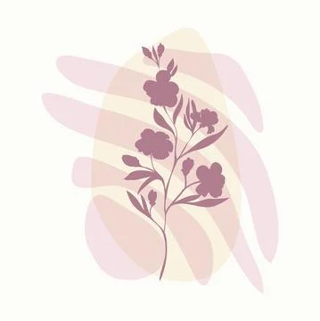 Abstract geometric hand drawn shapes wallpaper background Stock Illustration