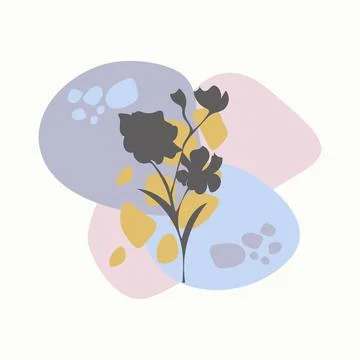Abstract geometric hand drawn shapes wallpaper background Stock Illustration