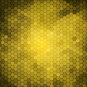 Abstract geometric hexagon background Stock Illustration