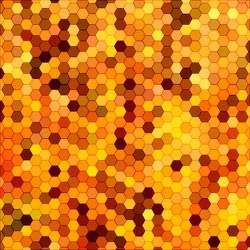 Abstract geometric hexagon background Stock Illustration