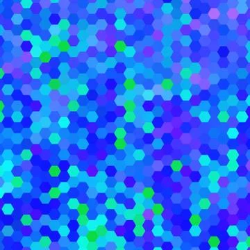 Abstract geometric hexagon background Stock Illustration