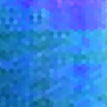 Abstract geometric hexagon background Stock Illustration