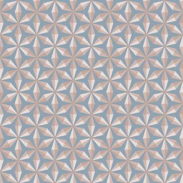 Abstract geometric hexagon diamond shape seamleass pattern vector texture bac Stock Illustration