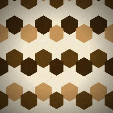 Abstract Geometric Hexagon Pattern Background Stock Illustration