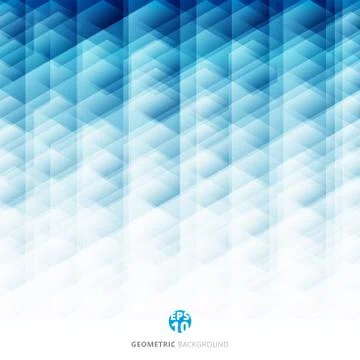 Abstract geometric hexagon pattern blue background, Creative design templates Stock Illustration