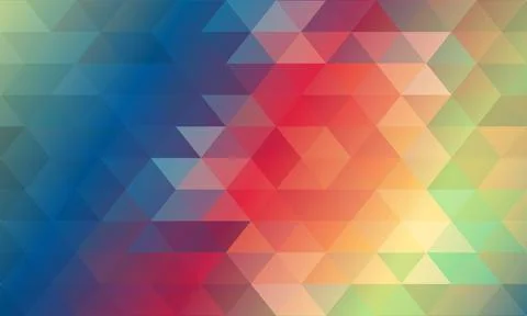 Abstract geometric hexagon pattern colorful background . crystal bright. Stock Illustration