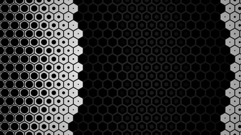 Abstract Geometric Hexagon Pattern Motion Background Stockbeeldmateriaal 346980298