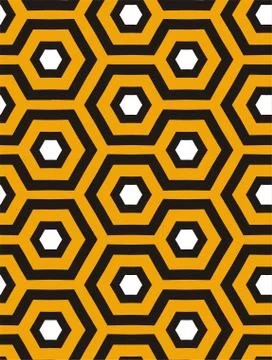 Abstract geometric hexagon pattern. Vector background. Stock Illustration