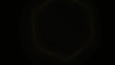 Abstract Geometric Hexagon Shape Overlayed on Starry Night Sky Background. Stock Footage 334456528