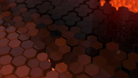 Abstract geometric hexagonal background. 3d rendering 스톡 동영상 81601532