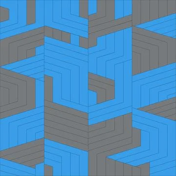 Abstract geometric hexagonal background. 3d pattern. 스톡 일러스트