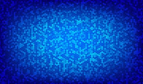 Abstract geometric hexagonal background. Digital technology background with h Illustrazione stock