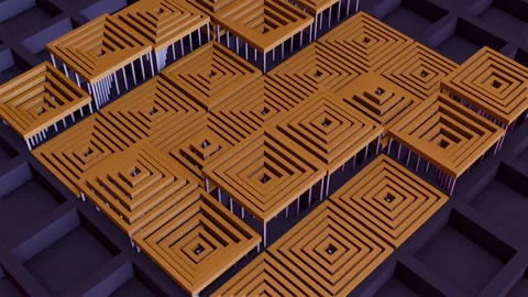 Abstract Geometric High Tech Background Loop. Stock Footage 292247788