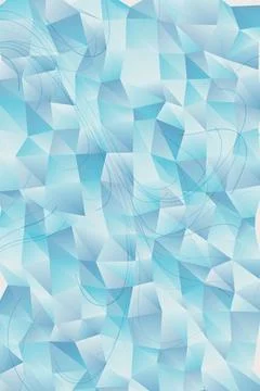 Abstract Geometric Ice Pattern Stock Photos