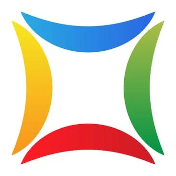 Abstract geometric icon / design element(s) isolated on white イラスト素材