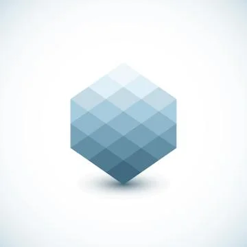 Abstract geometric icon Stock Illustration