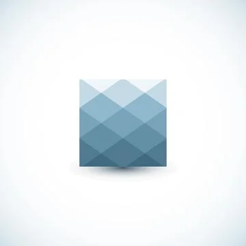 Abstract geometric icon Stock Illustration