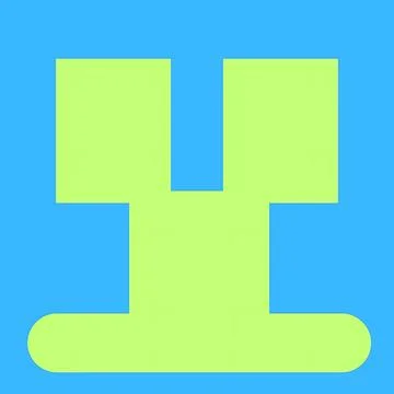 Abstract geometric icon representing a stylized vest or safety gear on a vi.. 스톡 일러스트