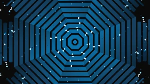 Abstract Geometric Illusion Video stock 329662964