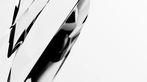 Abstract geometric illustration - 3d rendering Stock Illustration