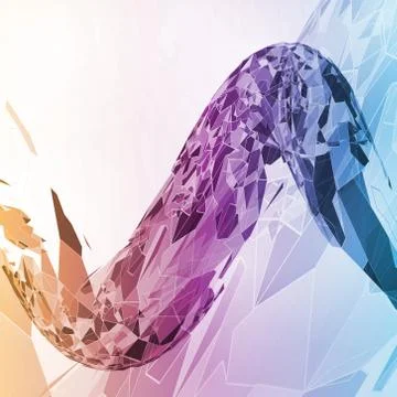 Abstract geometric illustration Stock Illustration