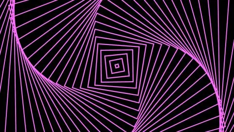 Abstract geometric infinity energy shape laser, round power shine wave elec.. Ilustração Stock