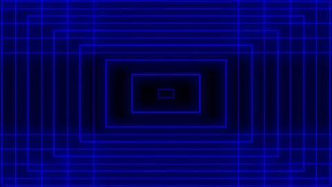 Abstract geometric infinity energy shape laser, quad power shine electric m.. Ilustração Stock