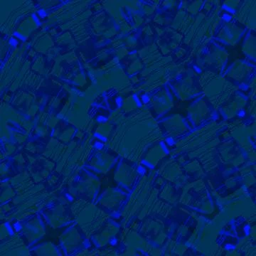 Abstract geometric intricate squares pattern blue gray black diagonally Stock Illustration