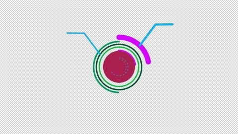 Abstract geometric intro on a empty background. Stock Footage 150052254