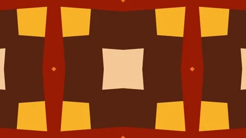 Abstract Geometric Kaleidoscope Pattern With Dynamic Symmetrical Shapes Mov.. Stock Footage 348716367