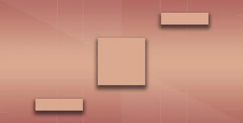 Abstract Geometric Layered Squares Background in Soft Pink 스톡 일러스트