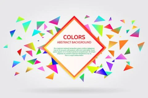 Abstract geometric layout Stock Illustration