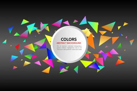 Abstract geometric layout Stock Illustration