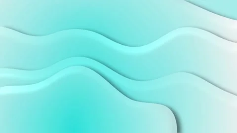 Abstract Geometric Light Blue Background.  Digital Flat Wavy Design Animation. Stock Footage 171663165