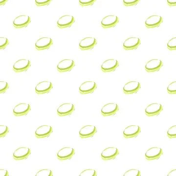Abstract geometric light green oval pattern background Stock Illustration