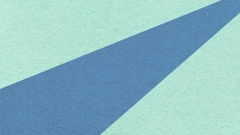 Abstract geometric light mint paper background with muted blue ray, macro tex Stock Illustration