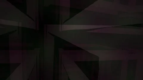 Abstract Geometric Light Rays Moving Through Dark Architectural Space. Stock Footage 340514129